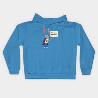 Ricks Bunny Ingles Kids Hoodie